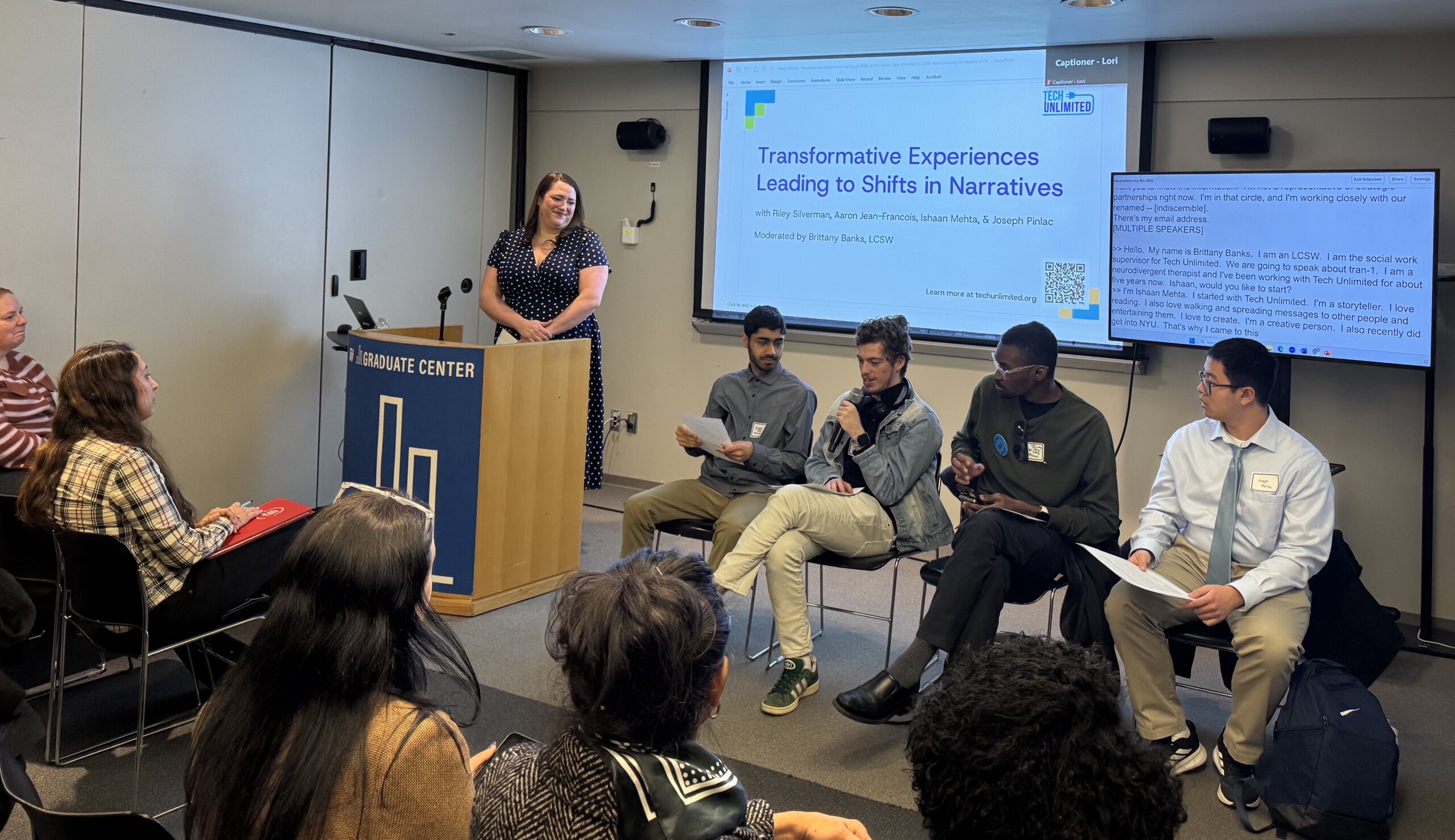 Tech Unlimited Students Take the Stage at the CUNY Neurodiversity ...